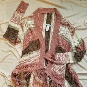 Maurices fringe sweater